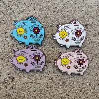 Image 3 of Puerquito Enamel Pin 