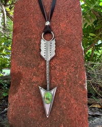 Image 1 of WL&A Handmade Large Sterling Silver Old Style Sonoran Arrow Pendants - Sz 4.25"