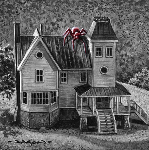 "Maitland House Day-O-rama" - 5" x 5" gicleé