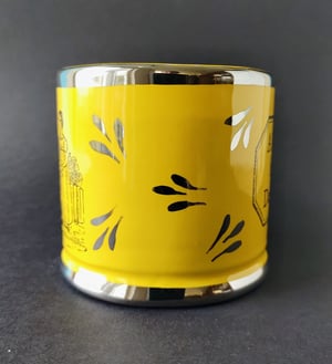 A Present for my Dear Girl canary lustre mug