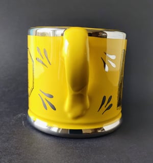 A Present for my Dear Girl canary lustre mug