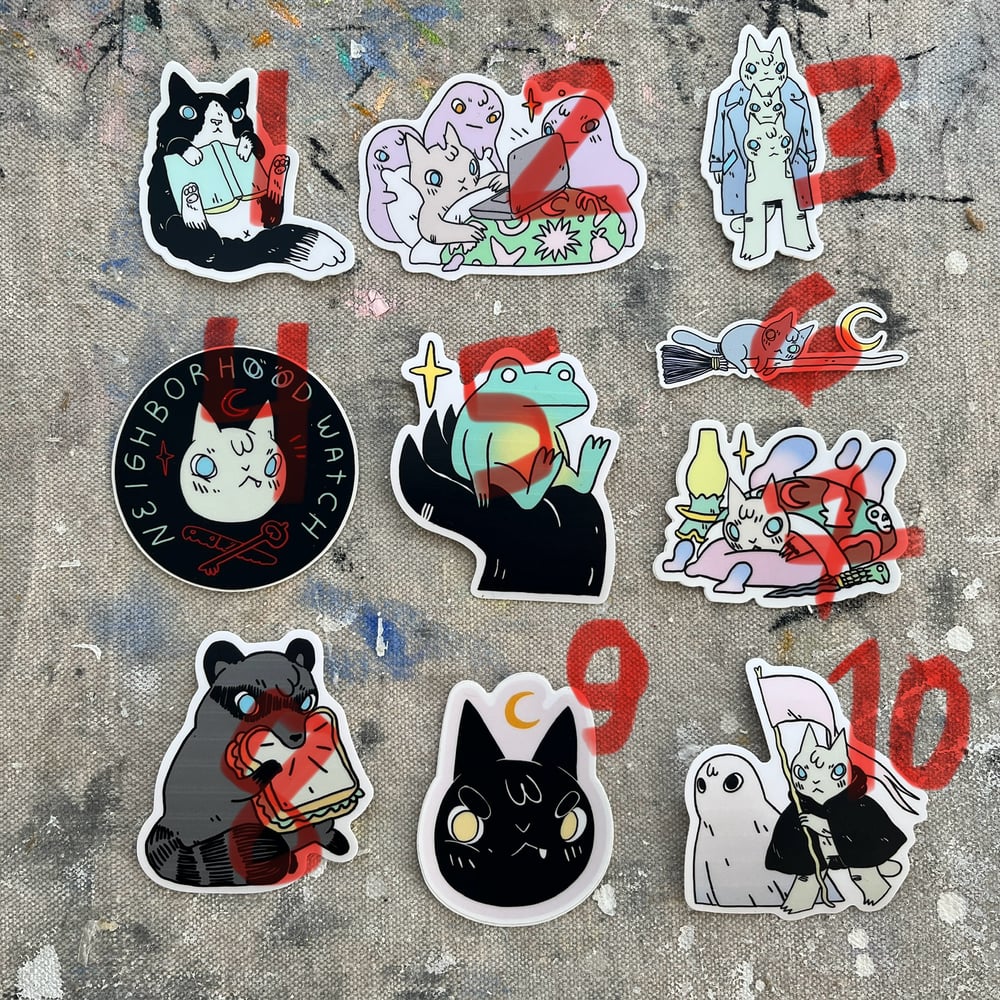 Image of 2024 Die Cut Stickers