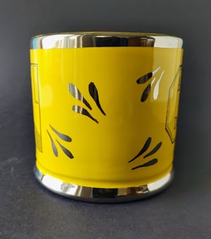 A Present for my Dear Boy canary lustre mug