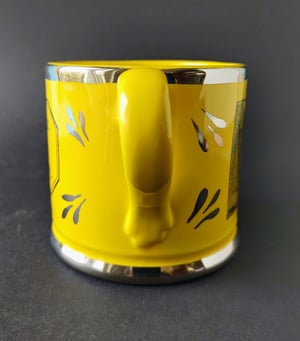 A Present for my Dear Boy canary lustre mug