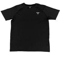 Image 1 of Black and white Savage Compression Dri Fit workout shirt 