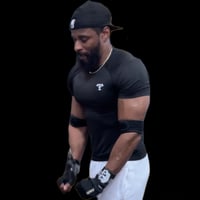 Image 4 of Black and white be Iconic Dri Fit workout shirt
