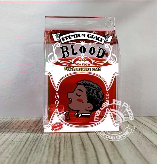 ITWV Blood Carton Keychain