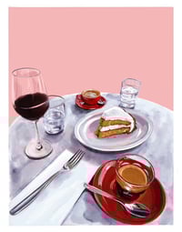 “Carrot Cake at Manita” print