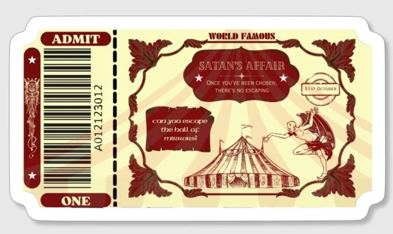 Image of Officially Licensed single Haunting Adeline Vinyl sticker 