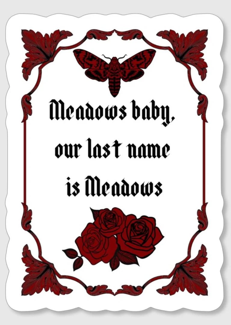 Image of Officially Licensed single Haunting Adeline Vinyl sticker 