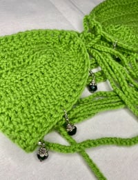 Image 2 of Green Beaded SeaLuxe Bikini Top