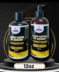 Black Castor oil Mango Shampoo and Conditioner