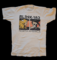 Image 1 of Vintage Blink 182 2016 North America tour original t-shirt size L