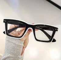 Black & White Clear Frames