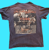 Image 2 of Vintage Rolling Stones Buffalo Bills zipcode tour 2015 t-shirt size M