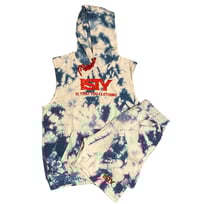 Sleeveless TieDye short set