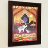 Happy Little Elephants - Framed Print