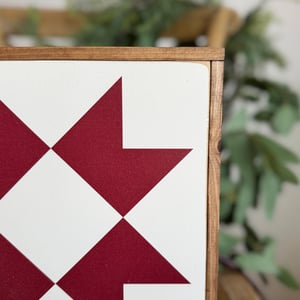 Image of Cranberry 4-Set, Classic Barn Quilts