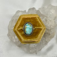 Image 1 of Lone Mountain Turquoise Ring size 6