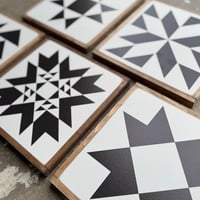 Image 5 of Black Indian Summer - 11" Classic Barn Quilt