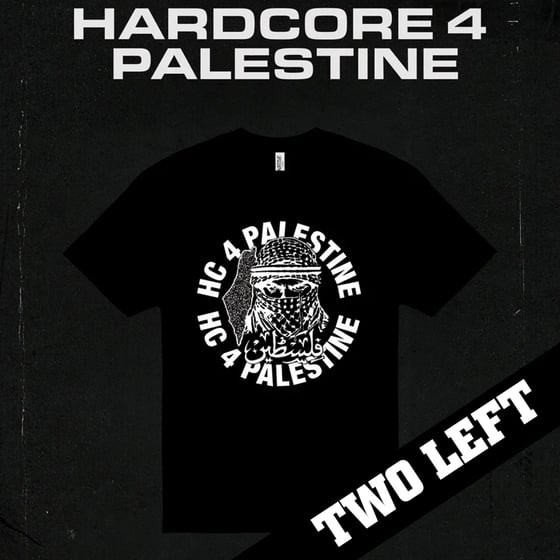 Image of Hardcore for Palestine shirt