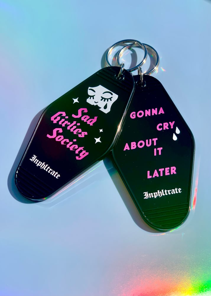 Image of Sad Girlies Society Keychain