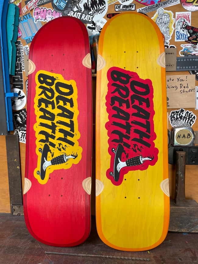 9" Tongue Scraper skateboard deck