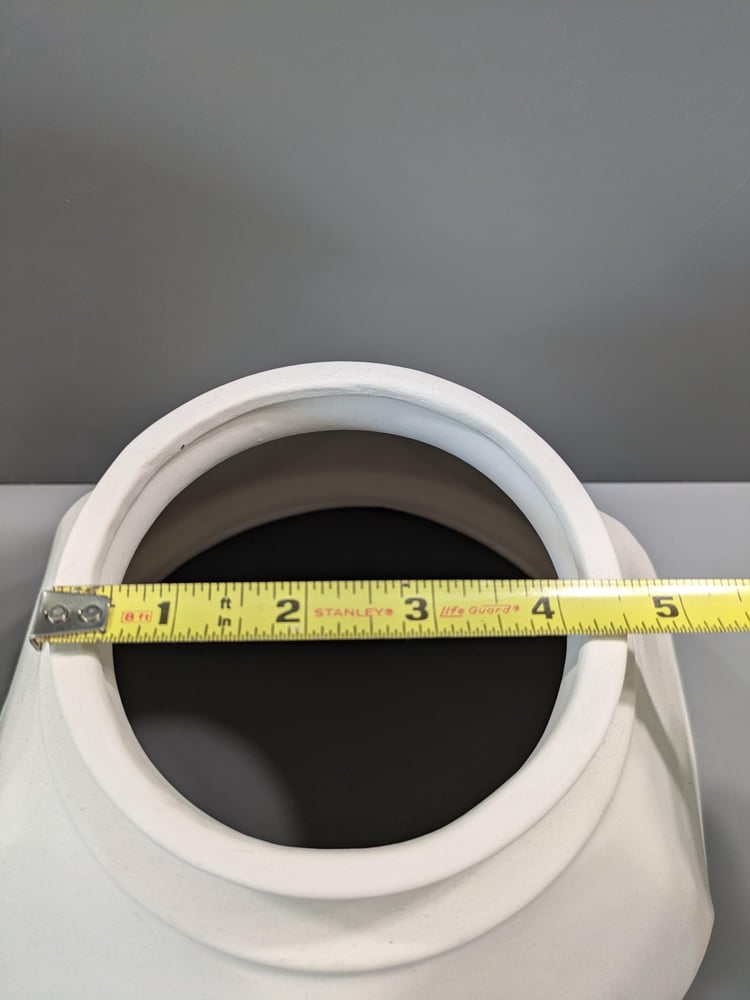 Image of Ceramic Bisque Large Table Lamp With Shade Ready to Paint