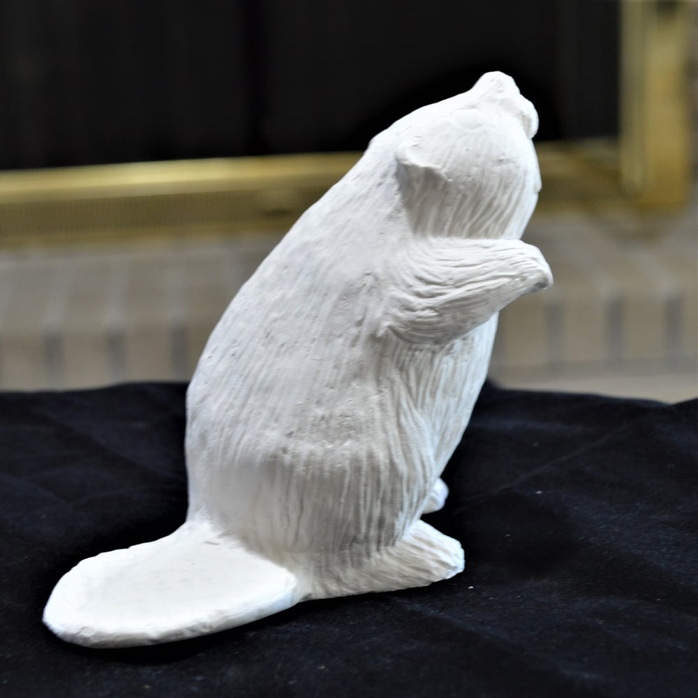 Image of Ceramic Bisque Beaver Ready to Paint