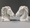 Image of Ceramic Bisque Large Horse Bookends Ready to Paint