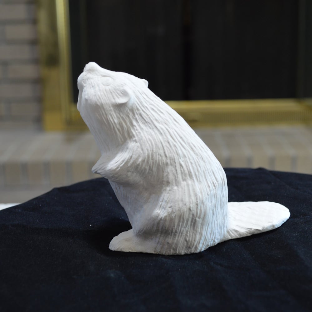 Image of Ceramic Bisque Beaver Ready to Paint