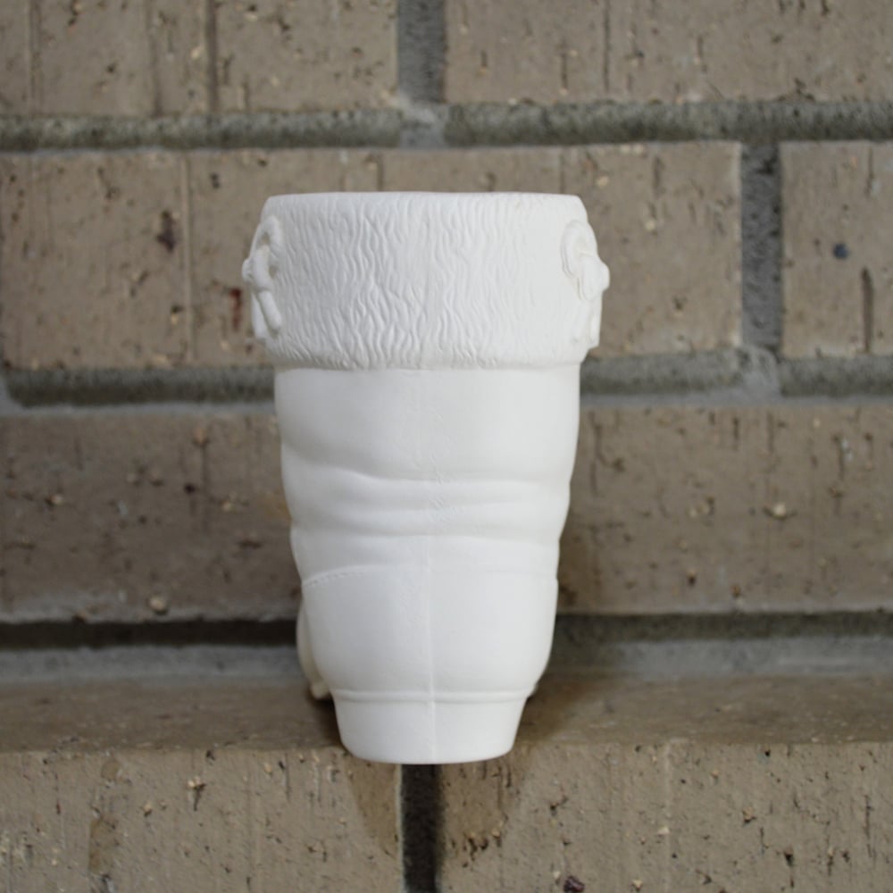 Image of Ceramic Bisque Christmas Boot Holder Ready to Paint