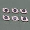 Image of Set of 6 Ceramic Bisque Cornucopia Embossed Magnets Ready to Paint