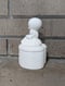 Image of Ceramic Bisque Girl with Heart Box Ready to Paint