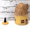 Image of Brown and Yellow Rustic Style Cottage Incense Burner