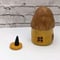 Image of Brown and Yellow Rustic Style Cottage Incense Burner