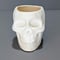 Image of Ceramic Bisque Skull Plant or Pencil Holder Ready to Paint