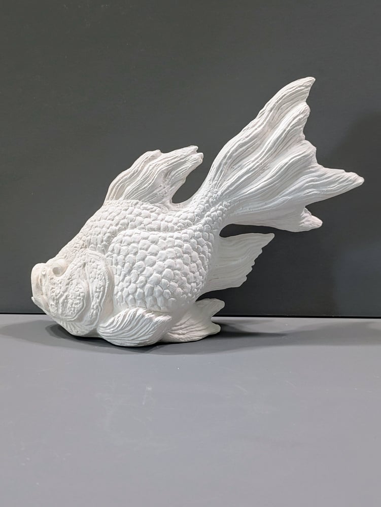 Image of Ceramic Bisque Goldfish Ready to Paint