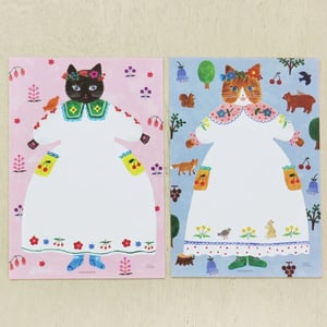 Image of Cat and onepiece Letter paper