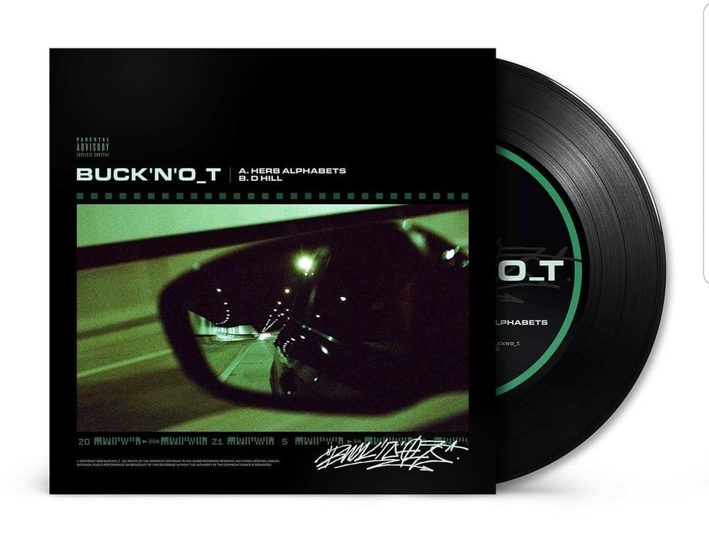 Image of BUCK 'N' OT - HERB ALPHABETS/D_HILL 7" VINYL RECORD