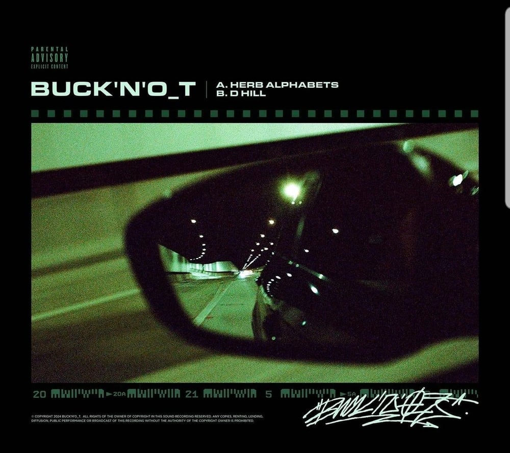 Image of BUCK 'N' OT - HERB ALPHABETS/D_HILL 7" VINYL RECORD