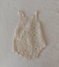 Image 1 of Zara baby knitted romper size 9-12m