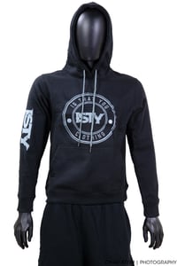 Original embroidered black and gray Isty hoodie him him him him