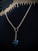 Image 3 of heart on a string necklace