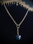 Image 2 of heart on a string necklace