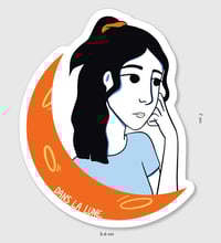 Image 1 of Sticker Dans La Lune