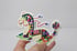 Patchwork Dragon Sticker Image 3