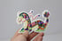 Patchwork Dragon Sticker Image 2