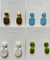 Image 4 of Double Blob Earrings