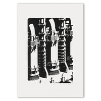 Image 1 of Heat Exchange - Limited LinoPrint